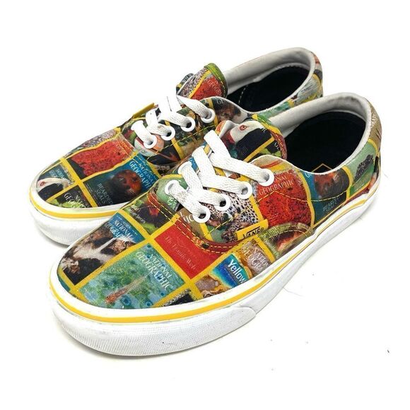 Vans Era x National Geographic Men 4 Women 5.5 Low Casual Animal Planets Science - Picture 1 of 8